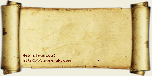 Kristina Valjarević vizit kartica